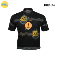 Kaos Kerah Pria Biros Desain Unik Katun Halus 355