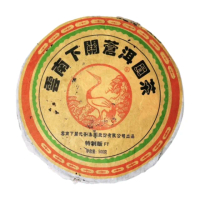 【茶韻】普洱茶2006年下關茶廠蒼洱圓茶FT特制版500g生茶一餅 茶葉禮盒(附茶樣10g.收藏盒x1)