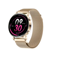 Fashion Lady Fitness Tracker Smartwatch MK30 Waterproof Blood Oxygen Stainless Steel Fashion Smart Watch