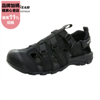 【GOODYEAR 固特異】海豹II-寬楦護趾運動涼鞋/男款 耐磨  緩震 黑 / GAMS43740