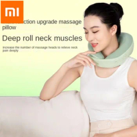 Xiaomi Mijia Cervical Massage U-shaped Pillow Massager Shoulder and Neck Instrument Shoulder and Neck Hot Apply Kneading Connec