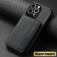 Wallet Card Magnet Case For iPhone 11 12 13 14 15 Pro XS Max Mini XR X 8 7 Plus Leather Case Cover For Apple iPhone SE 2022 2020