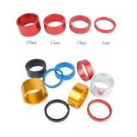 4Pcs Bicycle Headset Washer Mountain Bicycle Front Fork Washer Bike Stem Handlebar Spacer Ring Gasket 5mm 10mm 15mm 20mm