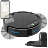 Smart Life Remote Control Vacuum Cleaner WiFi Floor Cleaning Robot Work with Google App &amp;