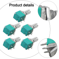 Bộ 5 cái RV097NS kèm công tắc, đầu cắm 5 chấu (B1K/5K/10K/20K/50K/100K/500K)