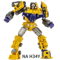 （In Stock ）NEW Transformation NEWAGE NA H34Y Yellow Devastator Hephaestus Limited Edition Action Figure Robot