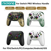 For Switch Pro Wireless Bluetooth Controller Kingdom Limited Edition Switch Gamepad Vibrates Birthday Gift Joystick Handle