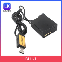 QC Cable USB Power Bank BLH1 BLH-1 DC Battery for Olympus E-M1 Mark II Camera