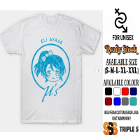 Terbatas KAOS KARAKTER ANIME LOVE LIVE! ELI AYASE KAOS ANIME SCHOOL IDOL PROJECT Low