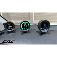ชุดเกจวัด 1 ตัว Cag Genesis Led แท้ ระบบ Obd2 จอวัดค่า เกจวัดบูชไฟฟ้า ความร้อน อุณหภมิ น้ำมัน แรงดัน