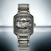 Rado 雷達表 官方授權 True真系列 方形 真讚開芯自動機械腕錶 R02-R27125152 機械錶 陶瓷錶 手錶 男錶 女錶 新年禮物