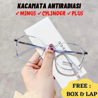 Kacamata wanita/lensa photocromic/kacamata minus antiradiasi [BRT2053]