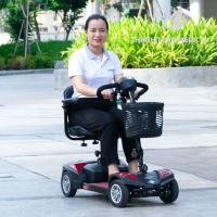 Xe điện EUROCARE Runner di chuyển 12km gập gọn tiện lợi - Dành cho người già, người sau chấn thương