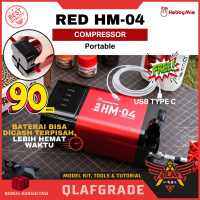 Hobby mio HM-04 PORTABLE Air Compressor 90min 800mAH - Auto Start-Stop Kompresor Wireless Rechargeab