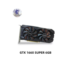 GTX 1660 SUPER 6GB Gaming GTX1660s Video Card NVIDIA GTX1660 Super Graphics Cards GPU for Desktop Computer Game