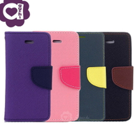 OPPO R11s 馬卡龍雙色系列 側掀支架式手機皮套 磁吸扣帶 紫粉藍黑棕多色可選