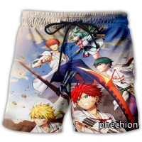 phechion New Fashion Men/Women Anime ORIENT 3D Print Casual Shorts Novelty Streetwear Men Loose Sporting Shorts L11