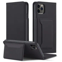 For iphone 12 Leather case mobile phone holster XR Apple 7/8plus protection case skin feeling With card holder flip cover shell