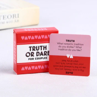1Set Mini Small Size Truth Or Dare For Couples Cards Games Couples Lovers Board Game Supply Casual Games Adult Sex Tarot Decks