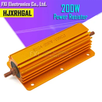 200W Aluminum Power Metal Shell Case Wirewound Resistor 0.1 ~ 1K 0.15 0.2 0.5 1 1.5 2 6 8 10 15 20 100 150 200 300 400 1K ohm