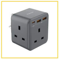 MOMAX 3位萬能插蘇 ONEPLUG 3 OULETS EXTENSION SOCKET 20W US8UKE