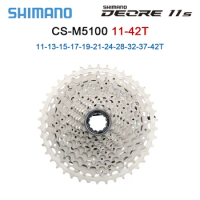 Shimano Deore CS M5100 11 Speed Cassette Sprocke Freewheel for Mountain Bike MTB CS-M5100 11-42T Bicycle 11V Original parts
