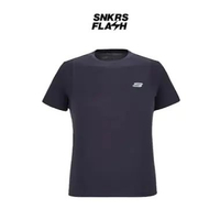 Kaos Lengan Pendek Wanita SKECHERS Women Running T Shirt Black - X5P7WT3BC XL