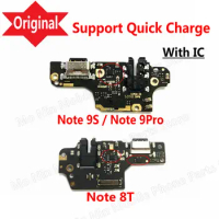 For Redmi Note 9 Pro USB Charging Port Jack Dock Plug Connector Charge Board Flex Cable With Microphone For Redmi 9 Note 9 9S 8T