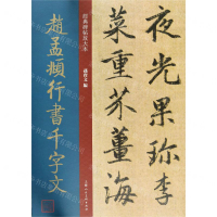 趙孟頫行書千字文/經典碑帖放大本丨天龍圖書簡體字專賣店丨9787558618895 (tl2507)