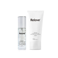 【Relove 官方直營】私密雙效奇蹟嫩白組(私密美白賦活晶球凝露+傳明酸淨白清潔凝露)