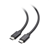 [2美國直購] Cable Matters USB4 傳輸線 Intel認證 Thunderbolt 4 雷電4數據線 USB-C 8K 40Gbps 100W 80公分