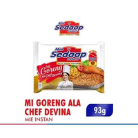 MIN 5 PCS SEDAAP MIE MIE INSTANT GORENG ALA CHEF DEVINA 93G ID