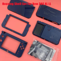 High quality Full Set Blue Faceplate For New 3DS LL Game Console Case Cover For New 3DS XL/LL Replacement Housing Shell Case
