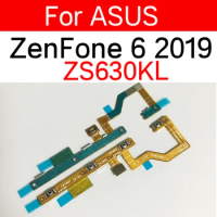 On Off Power Volume Side Button Flex Cable For Asus ZenFone 6 2019 ZS630KL Volume Power Switch Key Flex Cable Replacement Parts