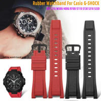 Rubber Watchband for Casio G-SHOCK GST-210/W300/400G/B100/S110 S130 S310 S330 Silicone GST resin men