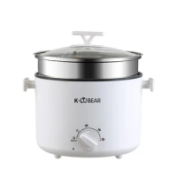 1.8l Multi-function Electric Cooker 600w Double-layer Rice Cooker Household Smart Hot Pot Wok Non-stick Rice Cooker