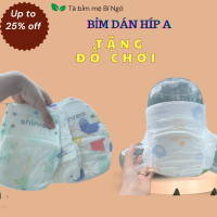 bỉm dán  100 miếng, có đủ size cho bé, mỏng, mềm, thấm hút 700ml chun lưng co dãn tốt (lưu ý mẫu mã 