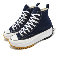 Converse 帆布鞋 Run Star Hike Hi 男鞋 女鞋 厚底 增高 海軍藍 鋸齒 高筒 A01366C