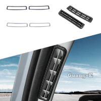 For Hyundai Elantra Avante 2020 2021 2022 2023 Styling Stainless Steel Cover Trim Front Air Conditioning Outlet Vent Part 2PCs