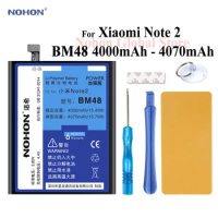 Nohon Battery For Xiaomi Note 2 BM48 4000mAh 4070mAh Mi Note2 built-in High Capacity Bateria Phone Li-polymer Batteries + Tools