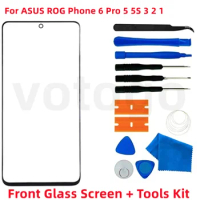 Repair For ASUS ROG Phone 5 6 7 8 Pro 6D 5S 3 2 ZenFone 9 10 11 Front Outer Glass LCD Display Touch Screen Lens Replacement Kits