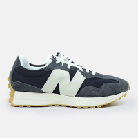 New Balance [MS327KB1] 男女 復古鞋 運動 327系列 焦糖底 麂皮 韓國注目款 情侶穿搭 黑灰
