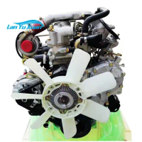 truck motor 4jb14jb1t jx493zq4a turbo diesel engine with gearbox in stock