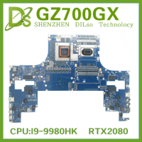 KEFU GZ700GX Mainboard For ASUS ROG Mothership GZ700G AZ700GX AZ700G Laptop Motherboard With I9-9980HK RTX2080/8G 100% Working