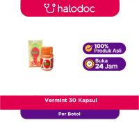 Vermint 30 Kapsul - Ekstrak Lumbricus Rubellus untuk Meredakan Demam