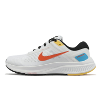 Nike 慢跑鞋 Wmns Air Zoom Structure 24 女鞋 白 紅 透氣 運動鞋 DA8570-107