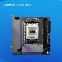 JGINYUE B650 Motherboard AM5 mini itx with WiFi supports AMD Ryzen 7000/8000/9000 Series CPU DDR5 RA