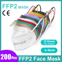 masks ffp2 face masks KN95 colors security protection masks n k 95 ffp 2 originais 5ply mask pff2 n95 mascarilla fpp2 homologada