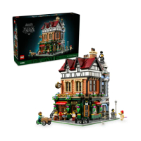 【LEGO 樂高】Icons 10350 都鐸式街角(建築模型 居家擺設 積木 玩具模型)