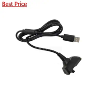 50Pcs 5V Charging Cable For Xbox 360 Wireless Game Controller Gamepad Joystick Black Charger Game Cable For Handle Accessories